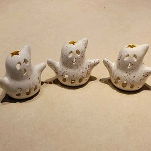 Glass Darice Ghosts - set of 3